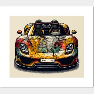 Porsche 918 Spyder Posters and Art